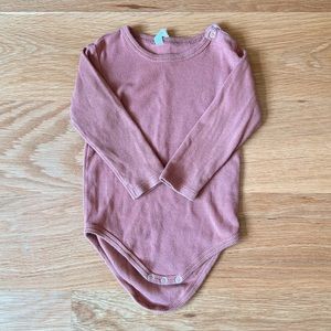 Quincy Mae Onesie Rust